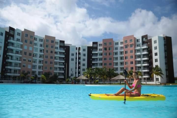 Departamento En Dream Lagoons Cancún Esterno foto